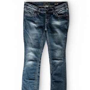 Silver Jeans Dark Blue boot cut size W32/L35